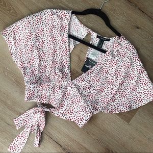 Forever 21 Cherry 🍒 Crop Top NWT 🏷